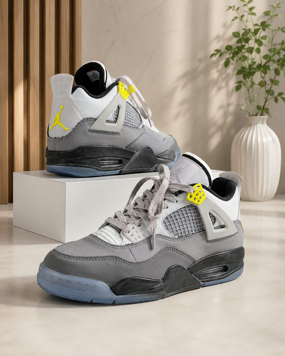 Air Jordan 4 Retro High-Top Streetwear Sneakers