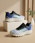 Outdoor Wave Patterned Thick-Sole Trail Walking Shoes
