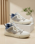 White & Grey Premium Casual Sneakers