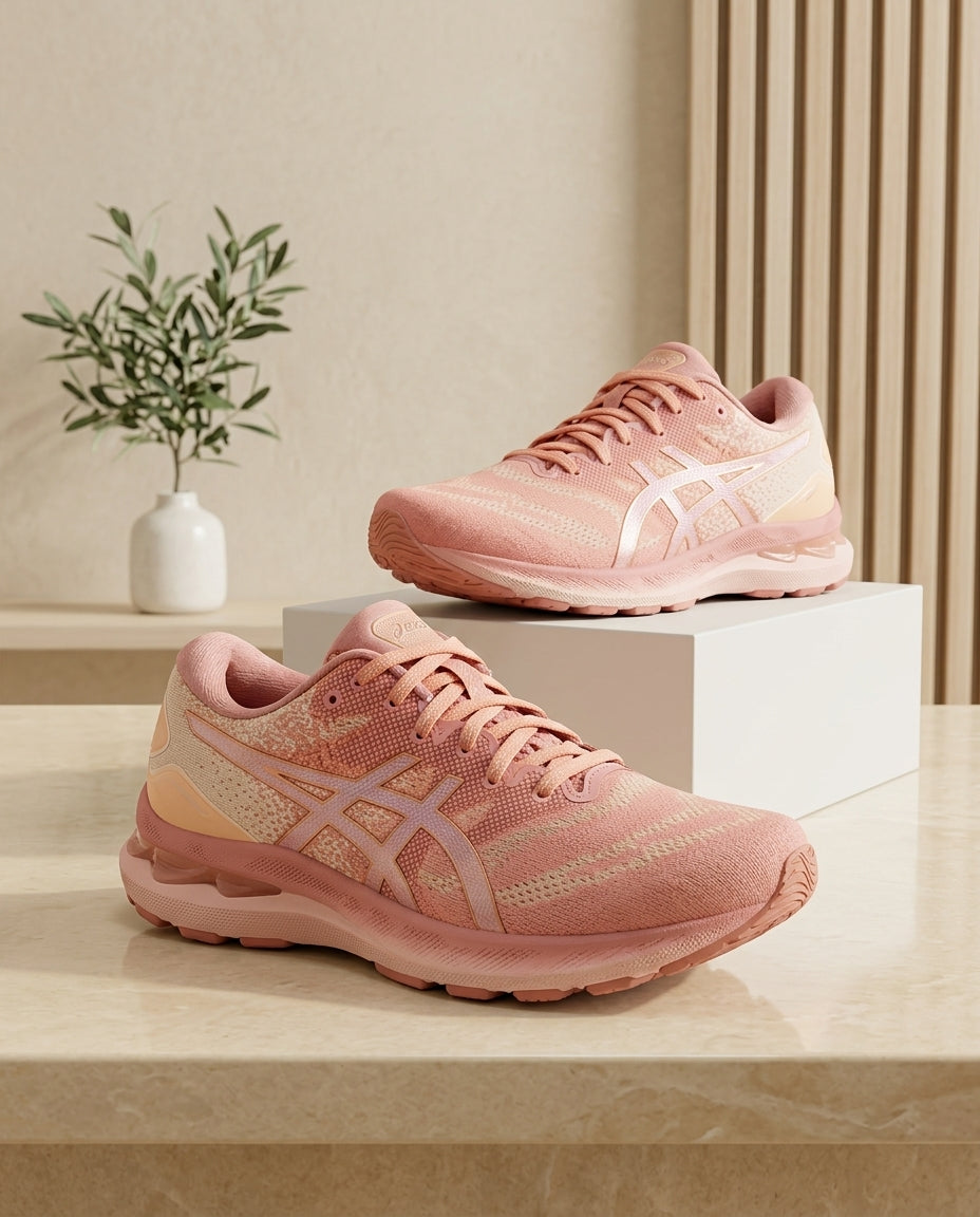Women’s Pink Running Sneakers – Lightweight Cushioned Sports & Casual Shoes