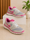 Nike Free 5.0 Women's Running Shoes – Grey / Hot Pink