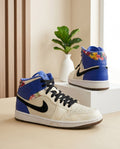 Air Jordan 1 Mid SE - Sail / Royal Blue / Floral Print