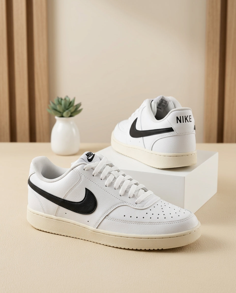 Nike Court Vision Low - White / Black / Sail