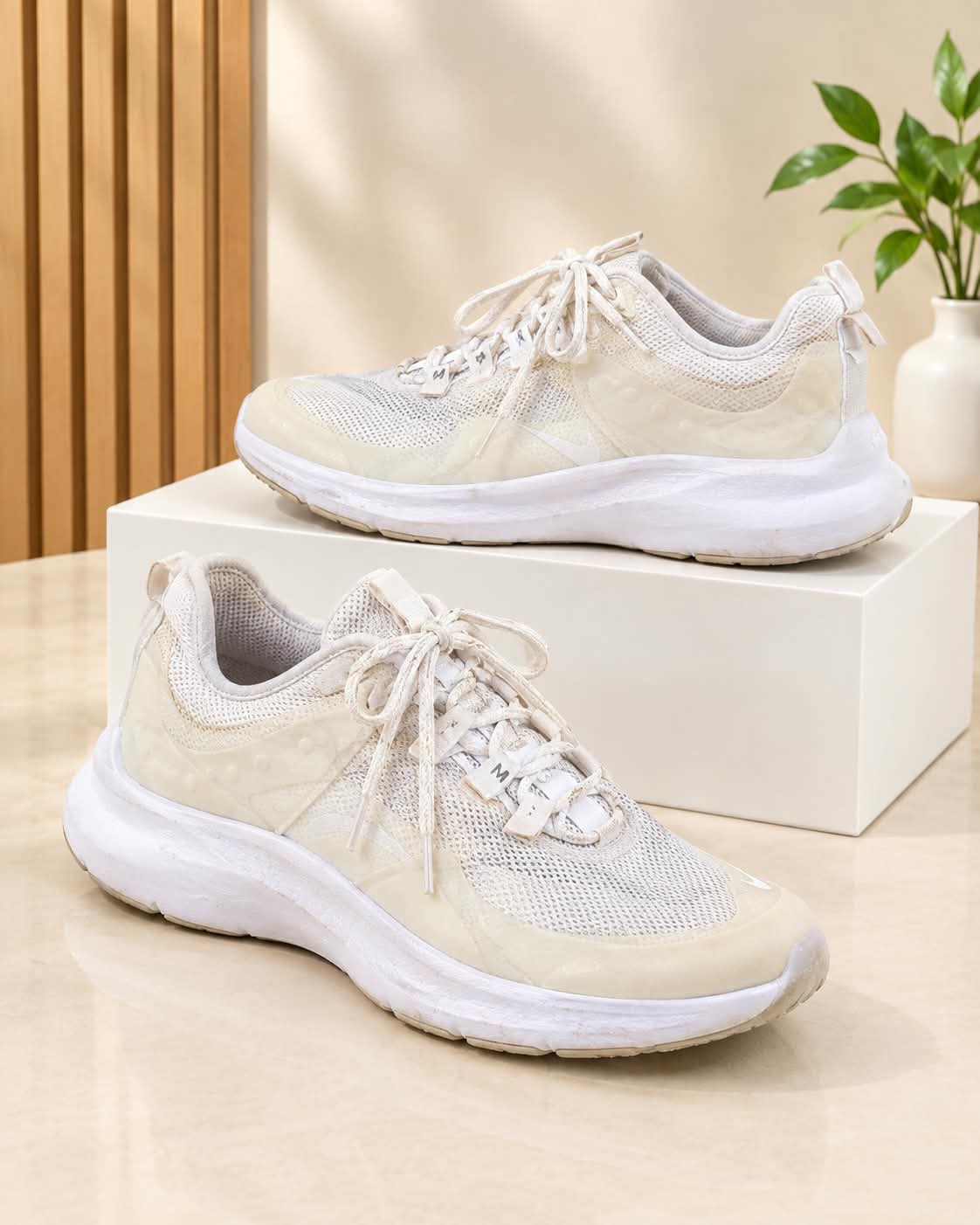 Saucony Triumph 18 – Cream & Off-White