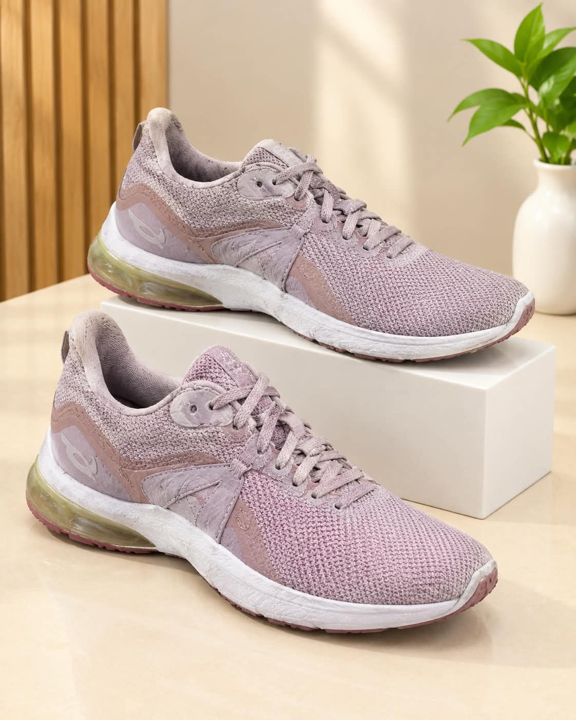 Skechers Max Cushioning / Air-Cooled – Dusty Mauve & Lilac