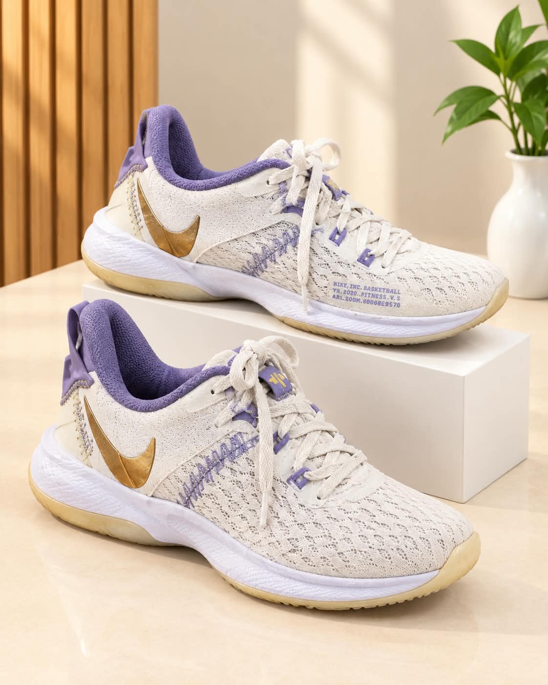 Nike Air Zoom Crossover / GT Cut – Off-White, Purple & Gold