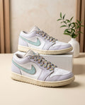 Air Jordan 1 Low – White, Pastel Purple & Mint Green